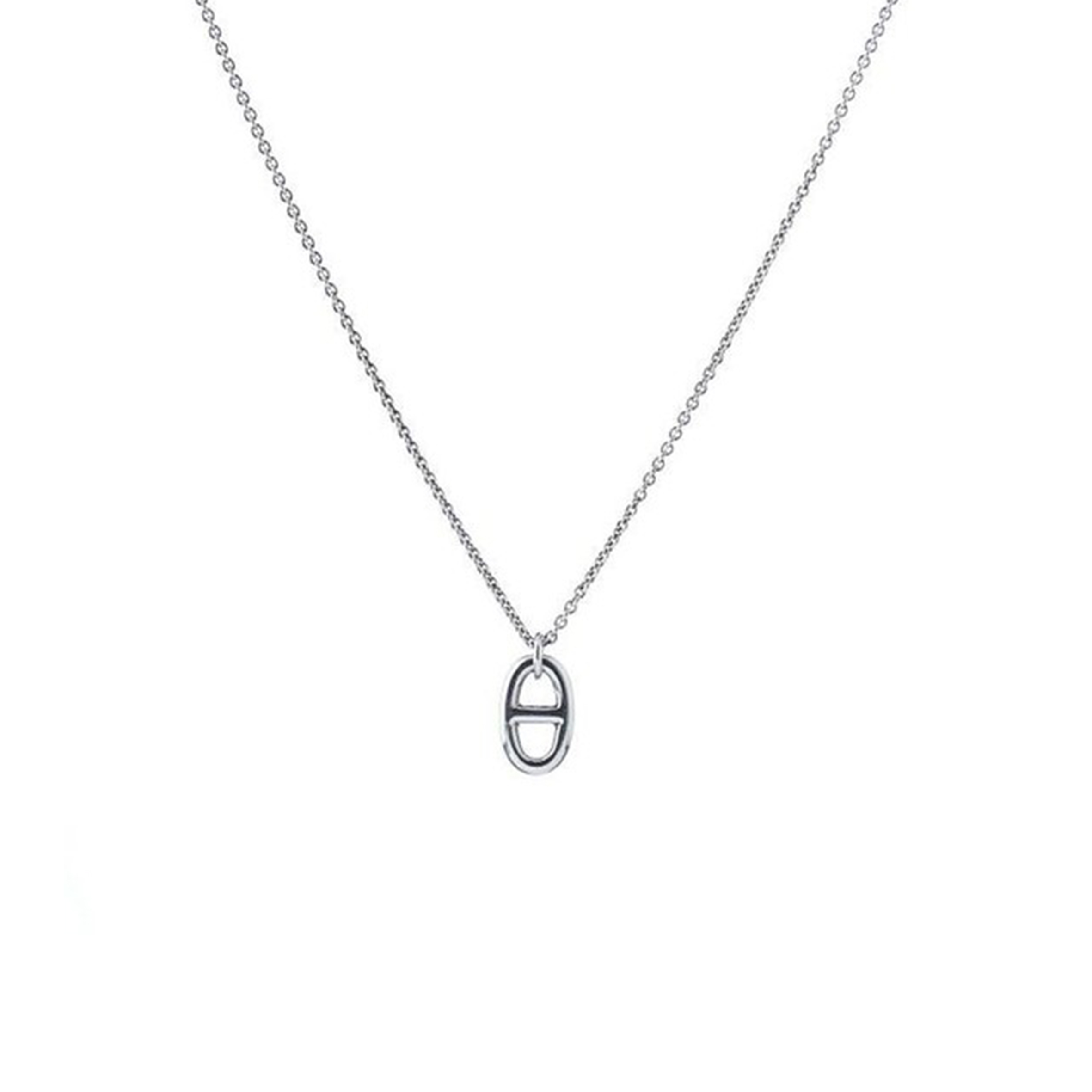 H**mes farandole silver necklace